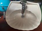 schelpvormig handenwasser met kraan, Huis en Inrichting, Ophalen, Gebruikt, 50 tot 100 cm, Minder dan 100 cm