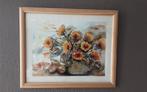 Mooie aquarel zonnebloemen (Coby Wind), Huis en Inrichting, Minder dan 50 cm, Nieuw, Schilderij, Ophalen of Verzenden