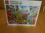 Puzzle Oiseaux - 1000 Pièces, Hobby & Loisirs créatifs, Comme neuf, 500 à 1500 pièces, Puzzle, Enlèvement ou Envoi
