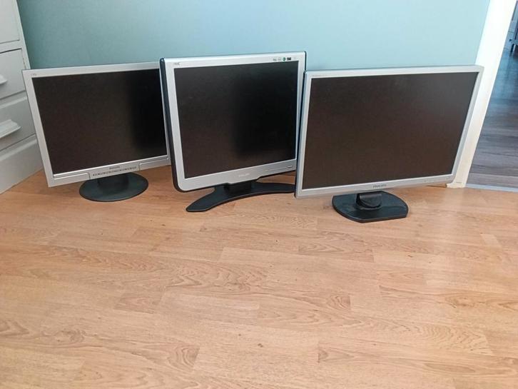 Computer Philips  LCD schermen, Computers en Software, Monitoren, Gebruikt, VGA, Ophalen