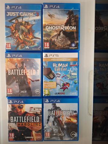 Jeux ps4 ps5 beschikbaar voor biedingen