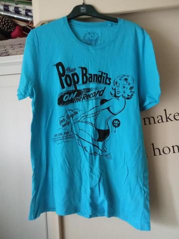 heren t,-shirt met print xxl, Verzenden, Zo goed als nieuw, Overige maten, Blauw