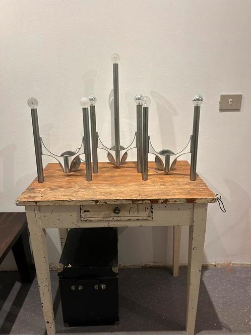 Wandlampen vintage in chroom, Antiek en Kunst, Antiek | Verlichting, Ophalen