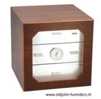 ADORINI HUMIDOR CHIANTI M DELUXE WALNOOT ALUMINIUM   h181wa, Verzenden, Nieuw, Tabaksdoos of Verpakking