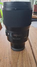 135mm 1.8 Sigma Dg Art Hsm e-mount (Sony), Audio, Tv en Foto, Ophalen of Verzenden, Gebruikt, Standaardlens