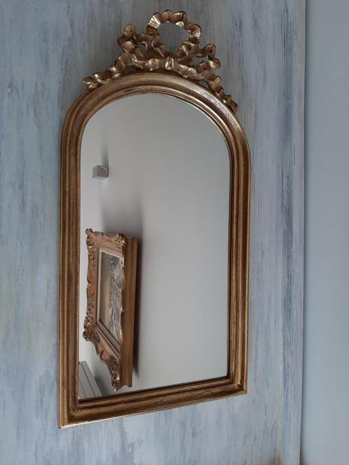 Barokke gouden wandspiegel Deknudt, Antiquités & Art, Antiquités | Miroirs, Moins de 50 cm, Moins de 100 cm, Rectangulaire, Enlèvement