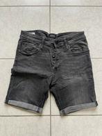 Donkergrijze korte spijkerbroek van Jack & Jones, Ophalen, Maat 48/50 (M), Zo goed als nieuw, Grijs