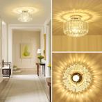 Moderne kristallen plafondlamp SNELLE GRATIS LEVERING, Huis en Inrichting, Lampen | Plafondlampen, Verzenden, Nieuw, Metaal, MODERN