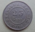 1915 25 centimes occupation FRNL, Postzegels en Munten, Munten | België, Verzenden, Metaal, Losse munt