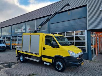 Iveco Daily 70C17 Servicewagen/ Kraan/ Winch (bj 2012), Automaat, Euro 5, Zwart, Overige kleuren