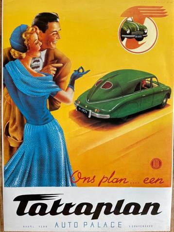 Affiche Tatraplan Jan Lavies 1951 beschikbaar voor biedingen