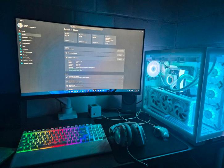 Gaming pc RTX 3080, Ryzen 9 7950x3D, 64 GB RAM, Informatique & Logiciels, Ordinateurs de bureau, Comme neuf, Gaming, Enlèvement