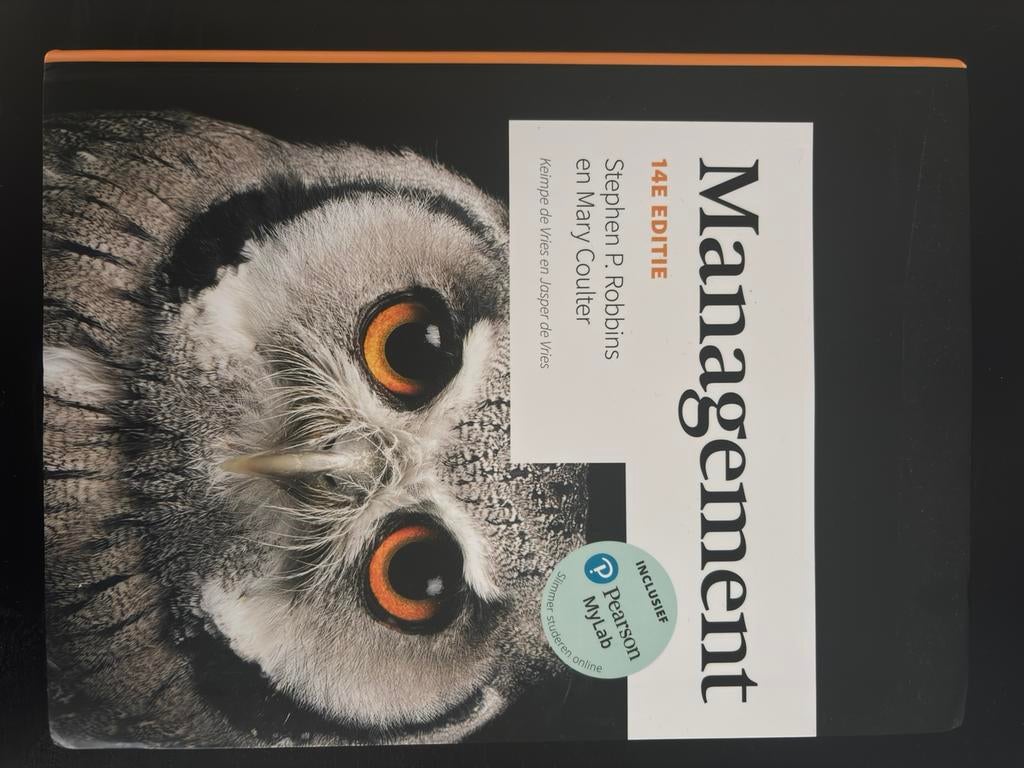 Stephen P. Robbins - Management, Boeken, Schoolboeken, Nederlands, Ophalen