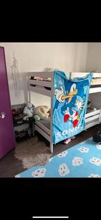 Lits superposés 90x200 bois, Enfants & Bébés, Enlèvement, Comme neuf, Lits superposés