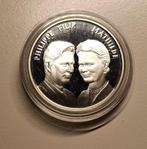 Zilveren munt huwelijk Filip - Mathilde 1999, Ophalen, Setje, Zilver, Zilver