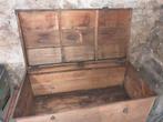 Houten kist, Huis en Inrichting, Woonaccessoires | Kisten, Ophalen, Gebruikt, 100 tot 150 cm, Minder dan 50 cm