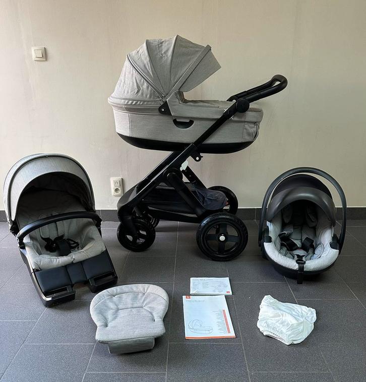 Stokke trailz 3 in 1 - COMPLEET, Kinderen en Baby's, Buggy's, Zo goed als nieuw, Ophalen
