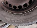 Stalen velgen 5x112 met winterbanden 195/65R15 91H, Ophalen, Gebruikt, 15 inch, Winterbanden