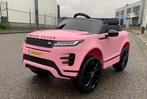 Range Rover Evoque 12v roze bluetooth Rc / Leder zitje/ RUBB, Kinderen en Baby's, Speelgoed | Buiten | Accuvoertuigen, Ophalen of Verzenden