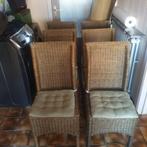 Verkoop een set van 6 geweven stoelen voor 80 euro, Ophalen