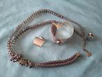 Emsemble halsketting, armband en ring., Ophalen, Zo goed als nieuw
