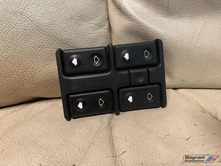 Bmw E34 E32 raamschakelaar blok zwart 1379075 5-serie 7-seri, Auto-onderdelen, Dashboard en Schakelaars, BMW, Gebruikt, Ophalen of Verzenden