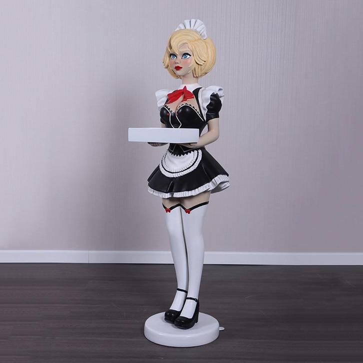 French Maid beeld 150 cm – Anime, Verzamelen, Beelden en Beeldjes, Nieuw, Ophalen