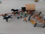 vintage playmobil huifkar en extras, Enlèvement ou Envoi, Utilisé