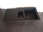 Lavabo zwart 100x50x21, Doe-het-zelf en Bouw, Ophalen, Nieuw, Wastafel