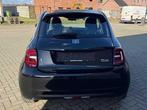 Fiat 500e e-500 24 kWh Action, Auto's, Fiat, Automaat, 4 zetels, Zwart, Berline