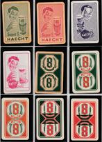 13 Speelkaarten met  Réclame van  BIER / Brouwerijen  BELGIE, Verzenden, Gebruikt, Speelkaart(en)