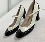 Flapper Mary Jane Next Pumps pump met hakken 38 zwart-wit, Kleding | Dames, Schoenen, Pumps, Wit, Ophalen of Verzenden, Zo goed als nieuw