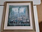 Schilderij decoratieve kader bloemen 85 x 85, Ophalen