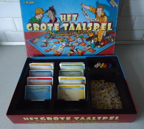 "Het Grote Taalspel" (Vlaamse Editie) van Plantyn in prima, Hobby en Vrije tijd, Gezelschapsspellen | Bordspellen, Zo goed als nieuw