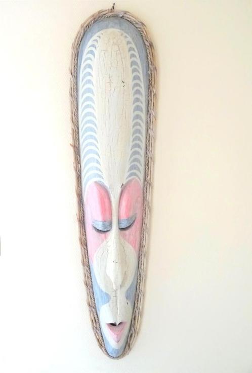 Super groot houten masker, méér dan 1 meter hoog, Antiek en Kunst, Kunst | Niet-Westerse kunst, Ophalen of Verzenden
