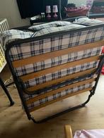 Bed plooibaar, Ophalen, Gebruikt, 90 cm, 190 cm of minder