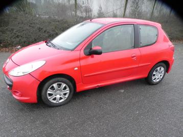 Peugeot 206 met lichte schade weinig km 47690 beschikbaar voor biedingen
