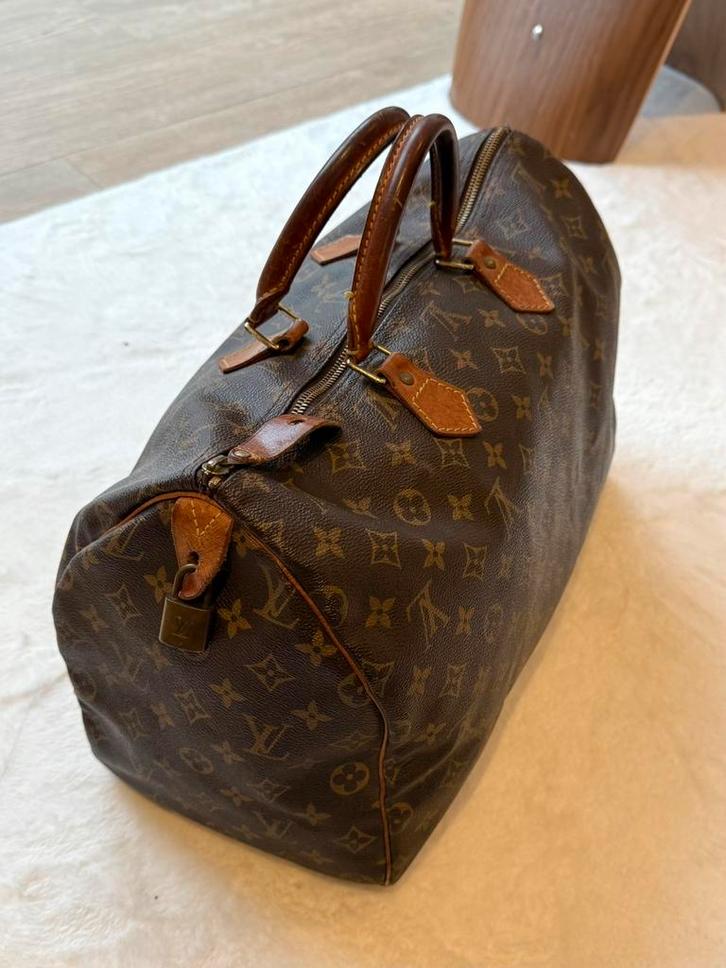 Louis vuitton originele speedy 40 monogram canvas, Handtassen en Accessoires, Tassen | Damestassen, Gebruikt, Handtas, Bruin, Ophalen of Verzenden