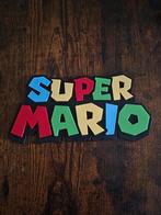 Logo Super Mario XL - Décoration Murale Gaming / Chambre, Enlèvement ou Envoi, Neuf