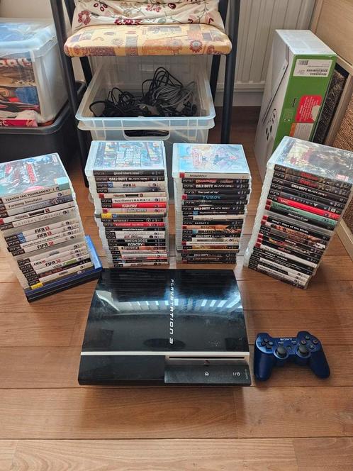 Playstation 3 jailbreak + games uitkiezen, Games en Spelcomputers, Spelcomputers | Sony PlayStation 3, Zo goed als nieuw, Phat