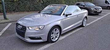 Audi A3 Cabriolet 1.6Tdi, Cuir, Argent ou Gris, Euro 6, Cabriolet