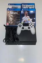 PS4 + controller + 4 games, Games en Spelcomputers, Ophalen of Verzenden, Zo goed als nieuw, Met 1 controller, Original