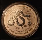 1 oz zilveren year of the snake 2013 australie, Verzenden, Losse munt, Zilver