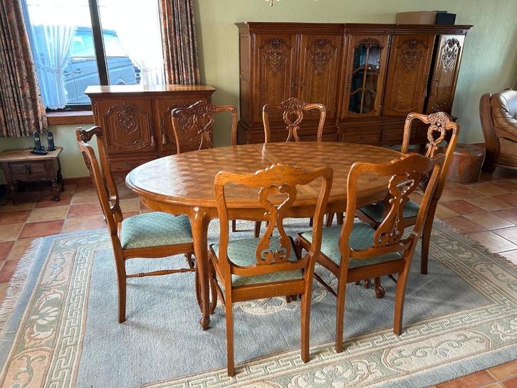 meubels, Maison & Meubles, Tables | Tables à manger, Utilisé, Ovale, Chêne, Enlèvement ou Envoi