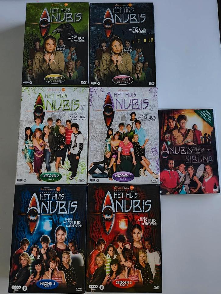 Het Huis Anubis – DVD-reeks (bijna compleet) – NIEUWSTAAT, Cd's en Dvd's, Dvd's | Kinderen en Jeugd, Zo goed als nieuw, Tv fictie