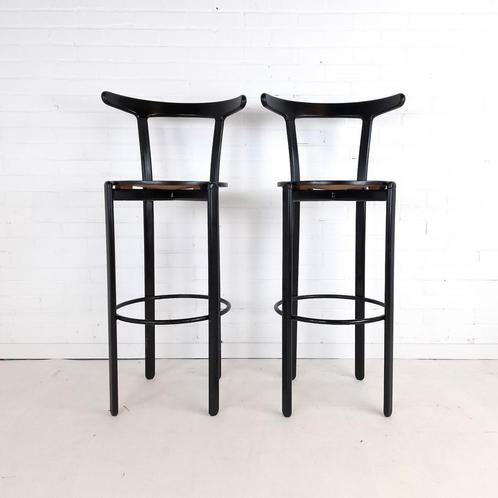 2x vintage Memphis stijl barkruk, Antiek en Kunst, Antiek | Meubels | Stoelen en Sofa's, Ophalen