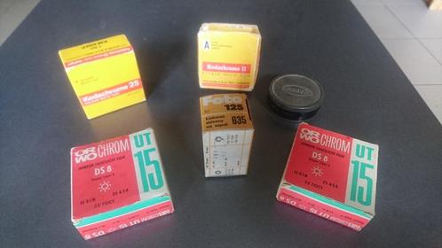 2x Double 8mm Roll Kodachrome + 2x Doppel Super 8 ORWO Chrom, TV, Hi-fi & Vidéo, Caméscopes analogiques, Caméra, Enlèvement ou Envoi