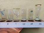 Oude bierglazen, Verzamelen, Biermerken, Overige merken, Glas of Glazen, Gebruikt, Ophalen