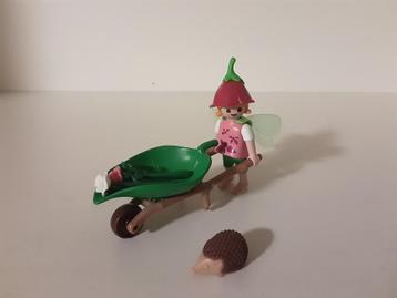 Fée et brouette PlayMobil, Enlèvement ou Envoi, Comme neuf, Ensemble complet