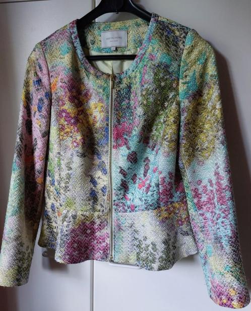 multicolor lente/zomerjasje Mer du Nord mt 40 mooi gevoerd, Kleding | Dames, Jasjes, Kostuums en Pakken, Zo goed als nieuw, Jasje